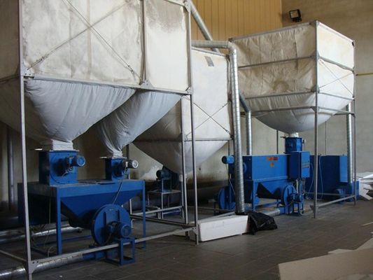 Schrott EPS Recycling System Maschine 1840x680x1900mm Perlen