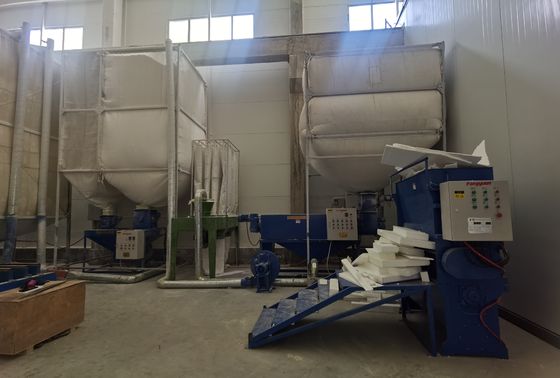 Schrott EPS Recycling System Maschine 1840x680x1900mm Perlen