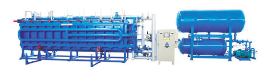 Warm verkaufte kontinuierliche EPS-Blockformmaschine vollautomatische Produktionslinie